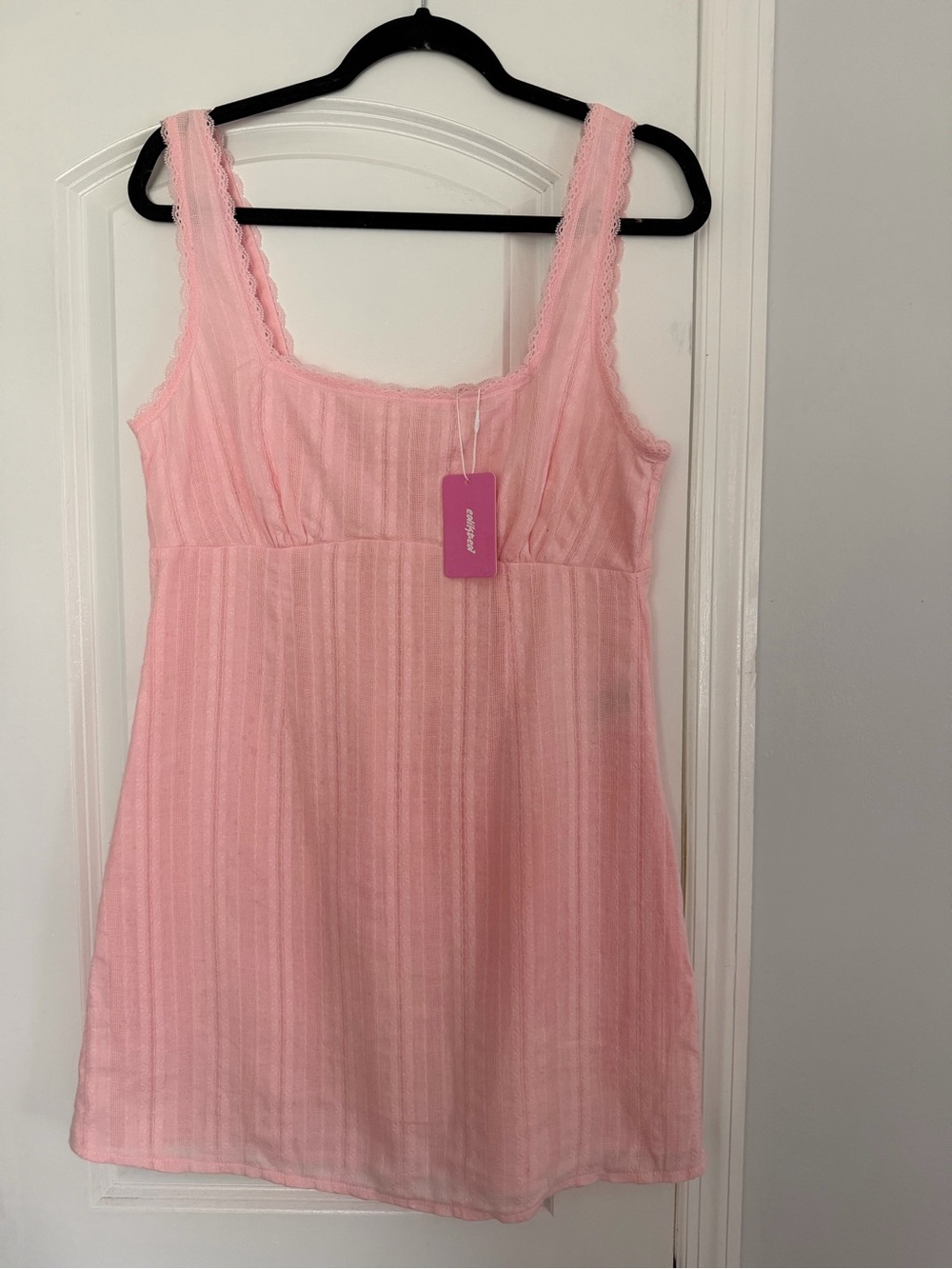 Edikted Citrina Striped Mini Dress